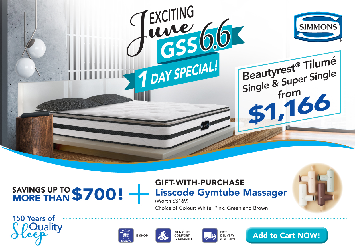 Simmons (SEA) Pte Ltd Sleep Better with Simmons Mattresses